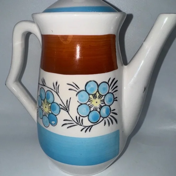 Mid-Century Modern (MCM) Tea / coffee pot * 1970s * 3 Cups * Made Japan - Picture 3 of 11